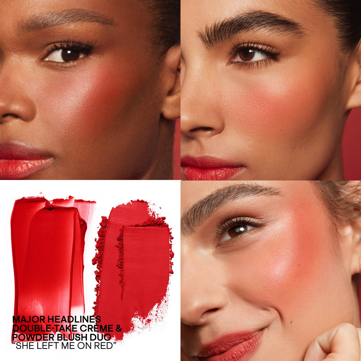 PATRICK TA Major Headlines Double-Take Cream and Powder Blush Duo (Various Shades)