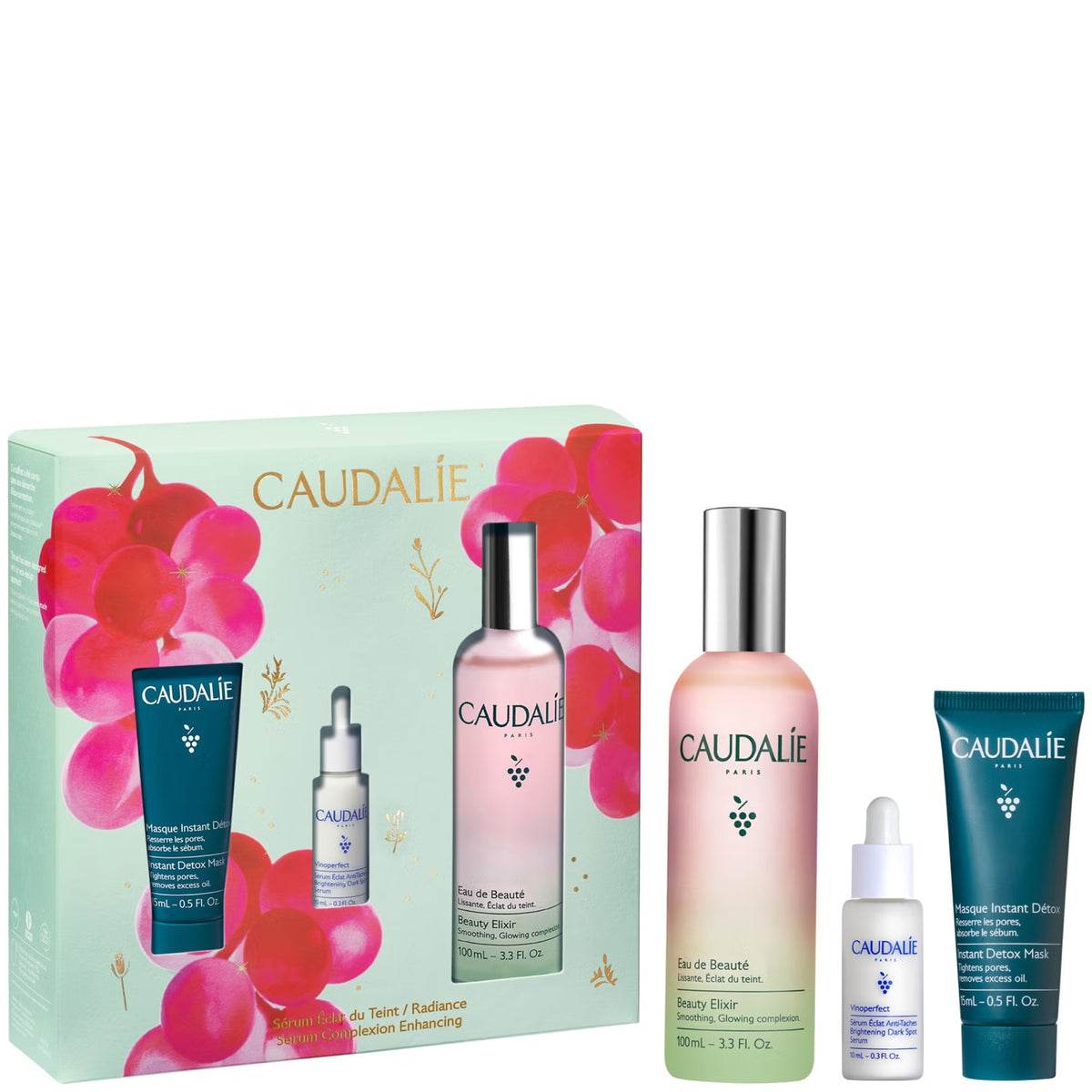 Caudalie Prep and Glow Bestsellers (Worth €68)