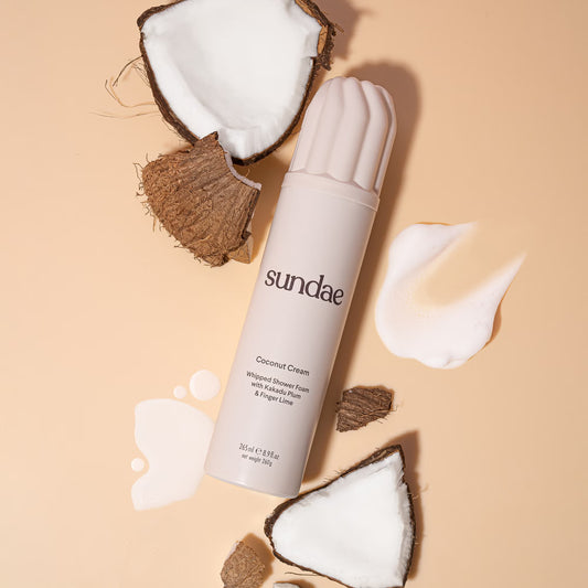 SUNDAE Coconut Cream Whipped Shower Foam 265ml