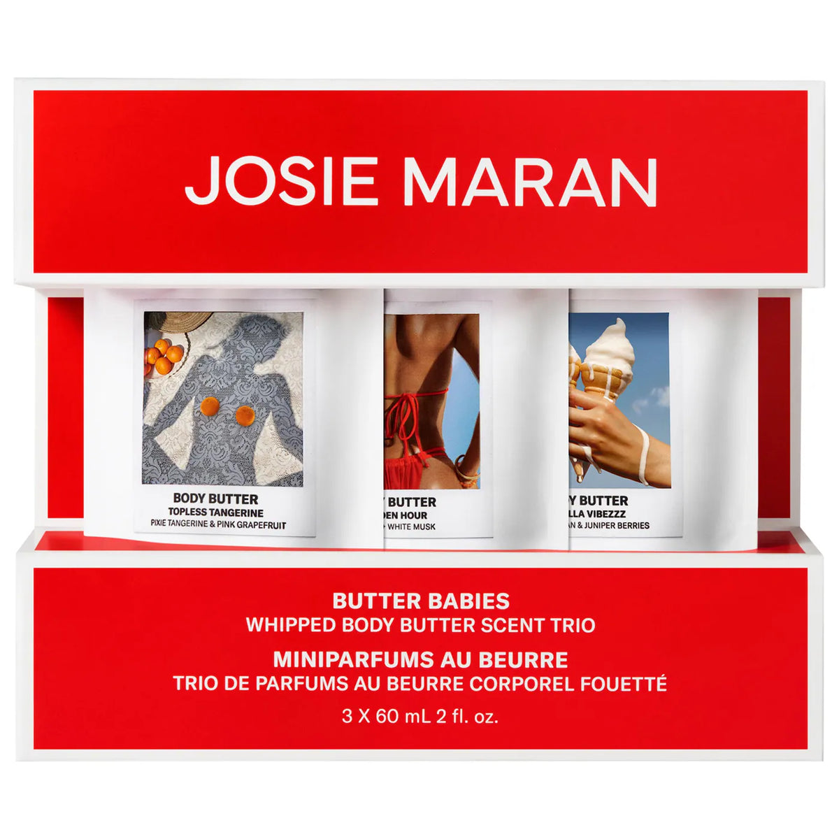 JOSIE MARAN Butter Babies 3-Piece Body Butter Minis Kit