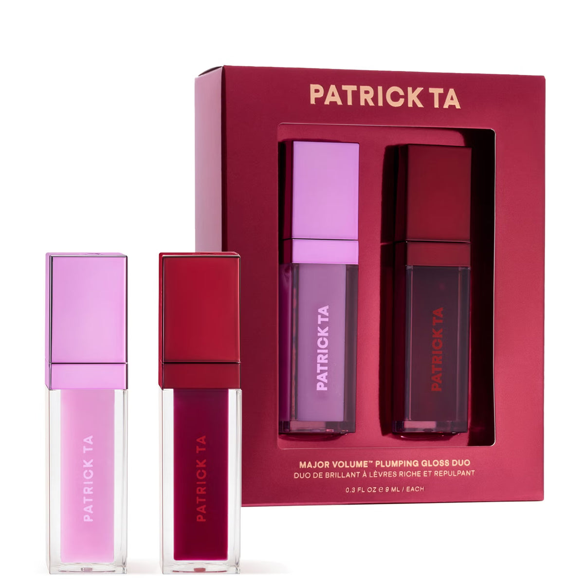 PATRICK TA Major Holiday Gloss Duo + Tote
