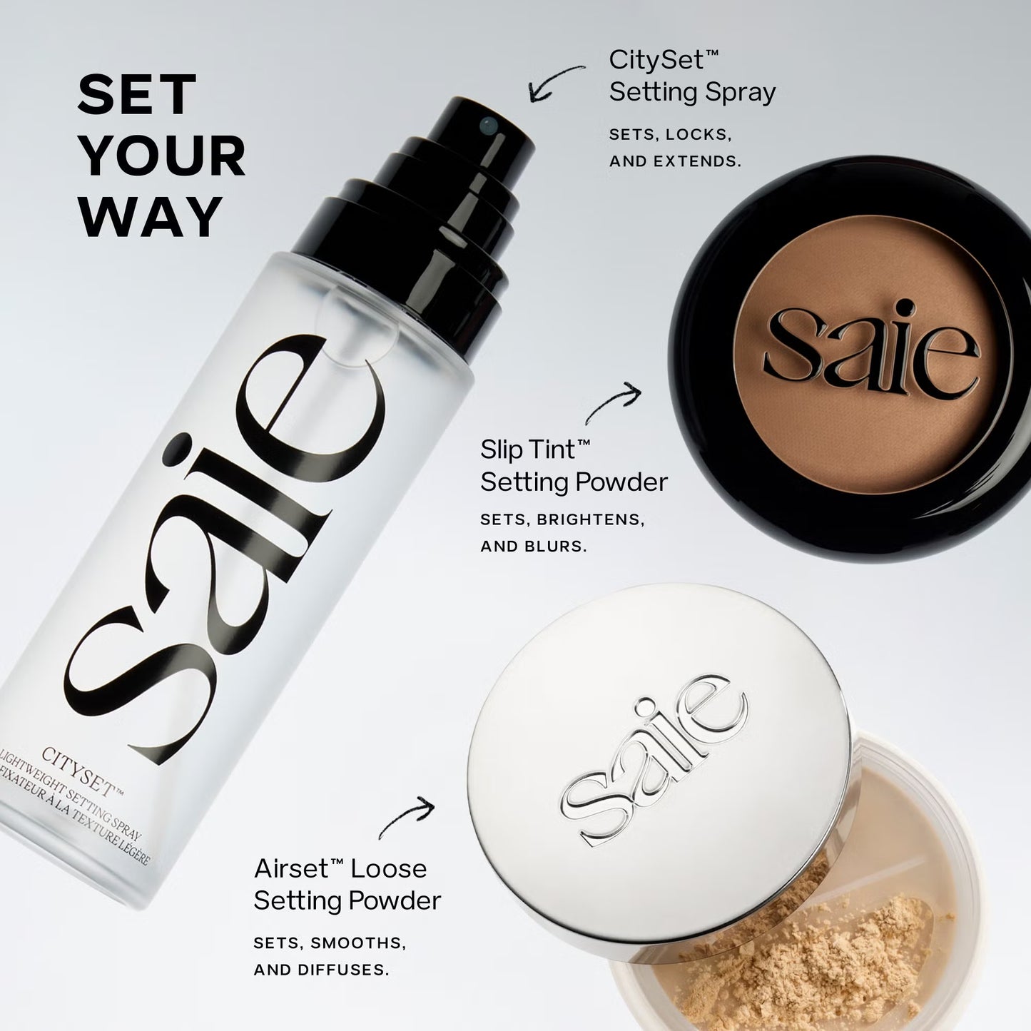 Saie CitySet™ Lightweight Setting Spray 95ml