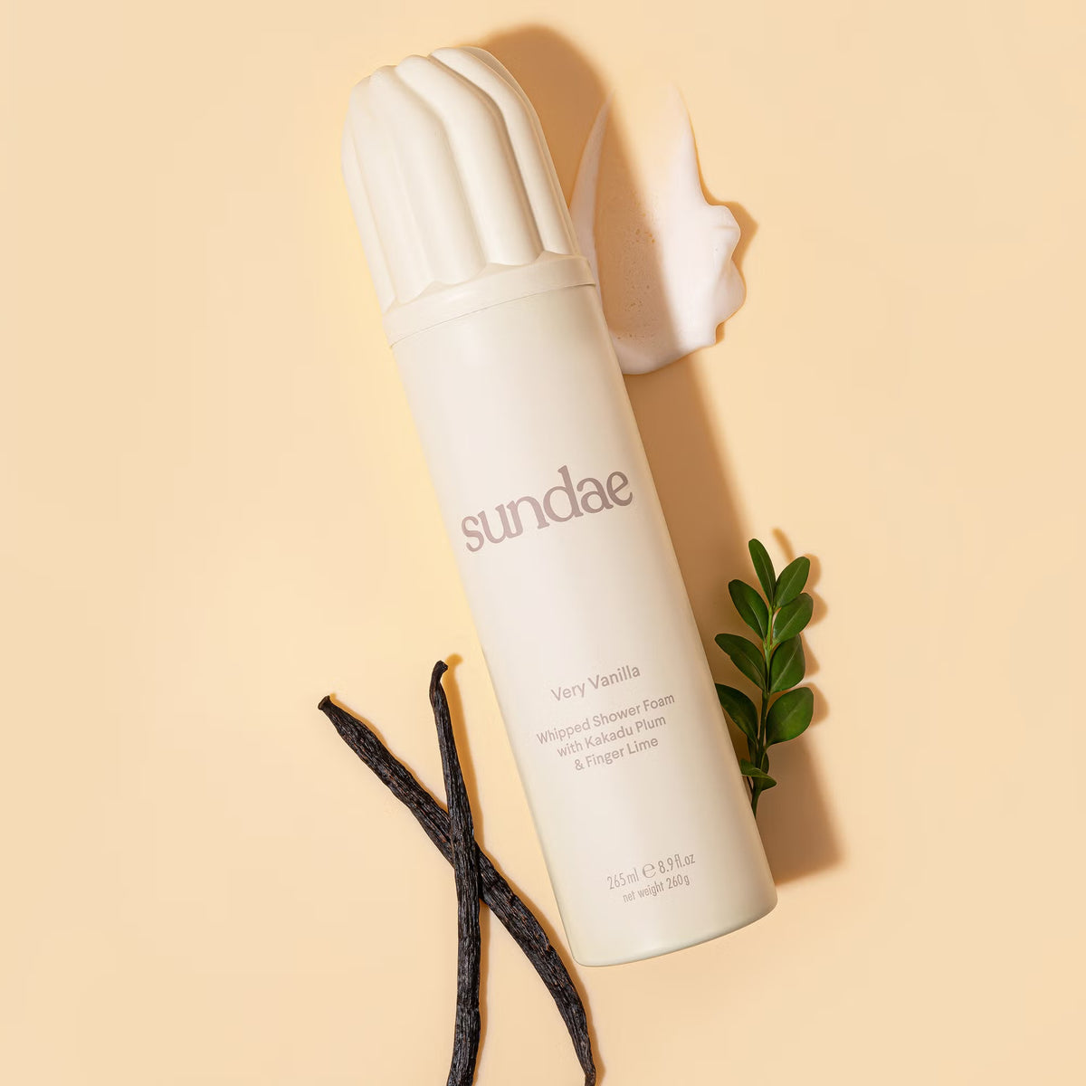 SUNDAE Very Vanilla Whipped Shower Foam 265ml
