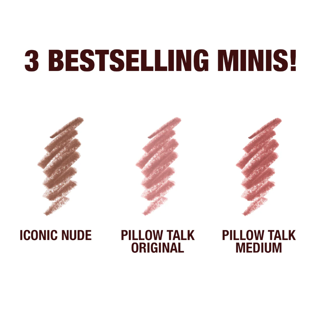 Charlotte Tilbury Mini Iconic Lip Cheat Lip Liner Trio