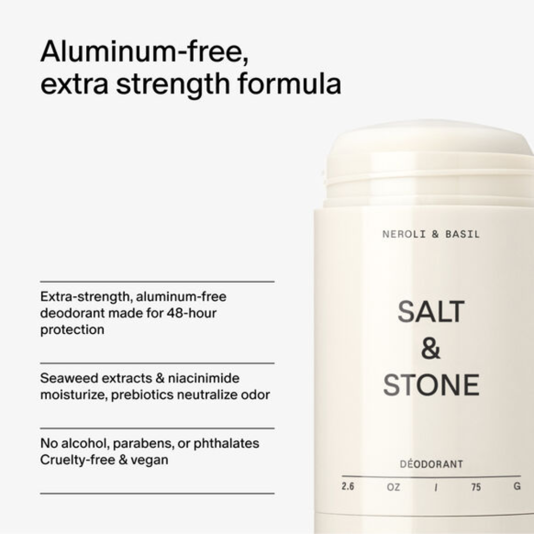 Salt & Stone Neroli & Basil Deodorant