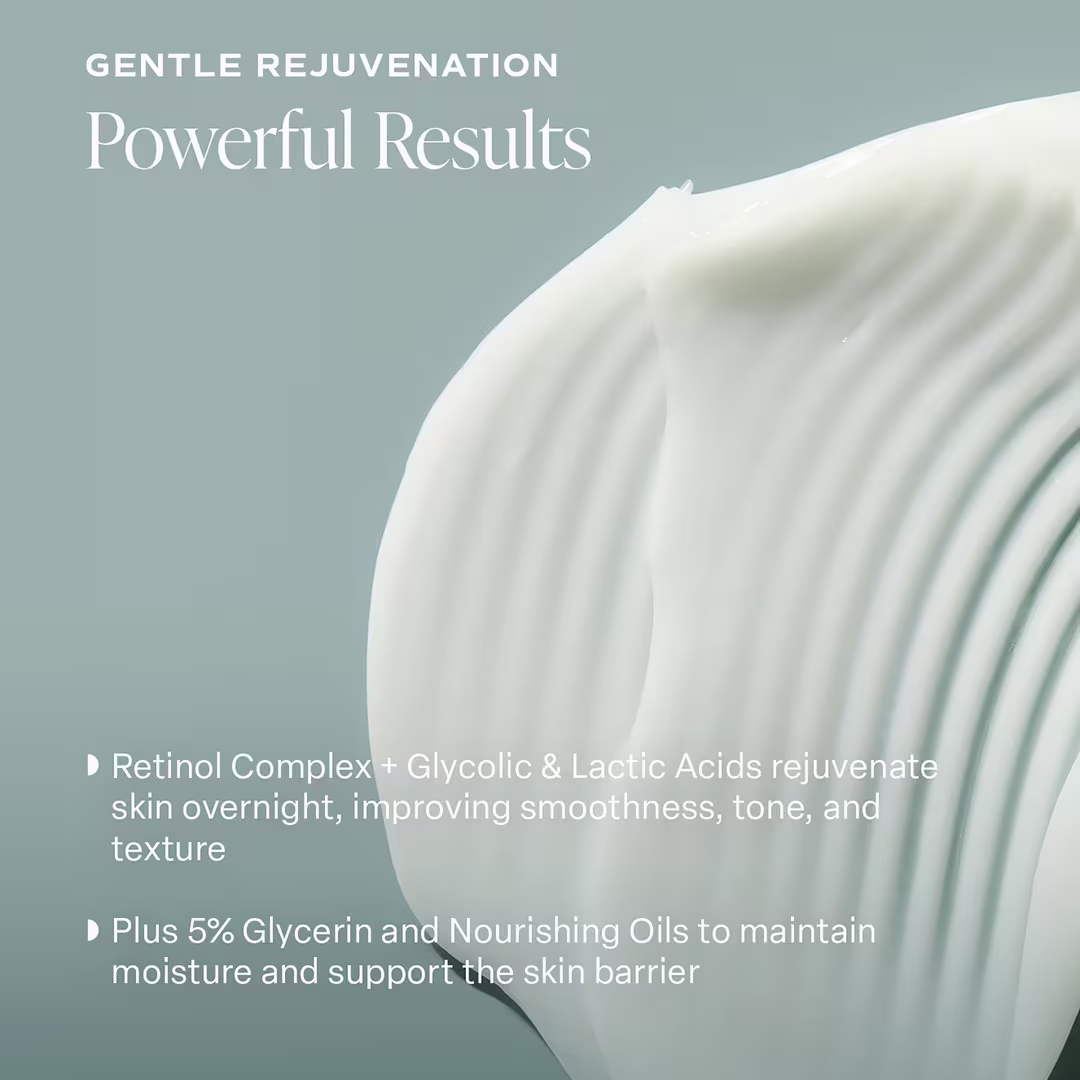 Saltair Retinol Revive Lightweight Overnight Body Lotion with Glycolic Acid