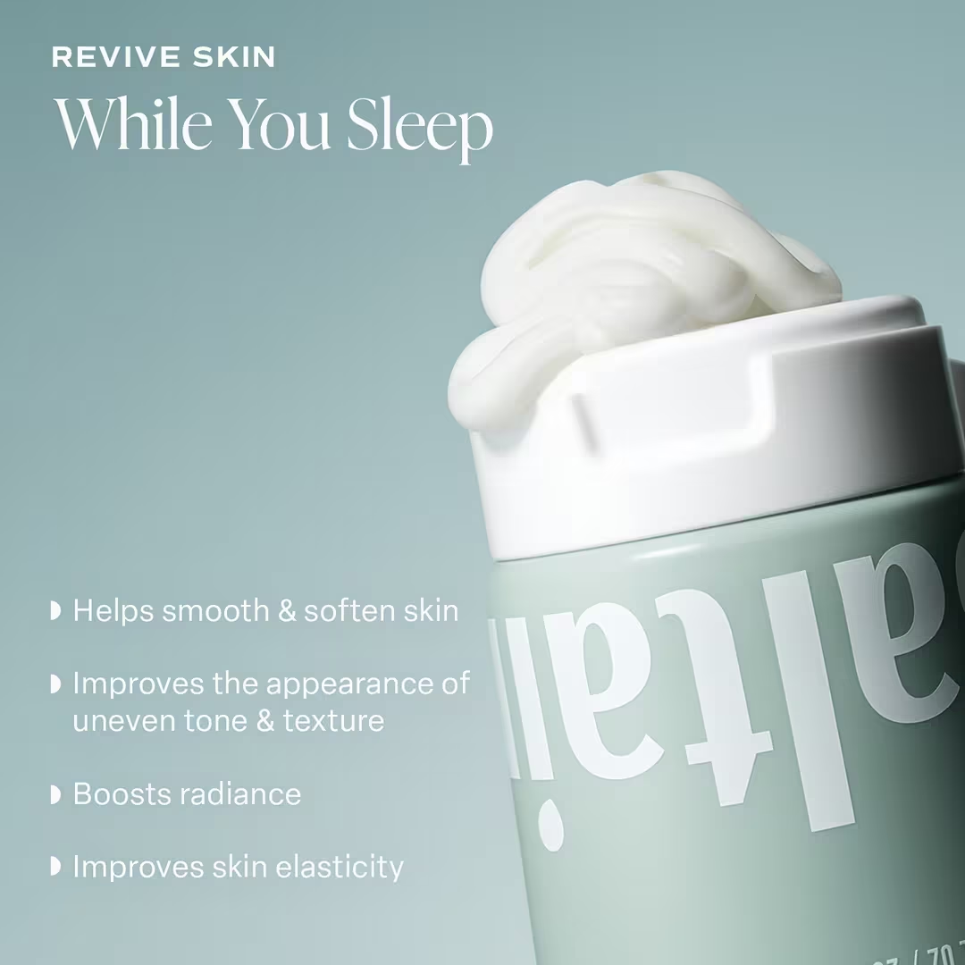 Saltair Retinol Revive Lightweight Overnight Body Lotion with Glycolic Acid