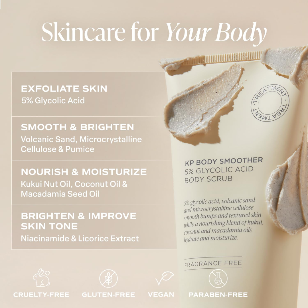 Saltair KP Body Smoother 10% Glycolic Body Scrub
