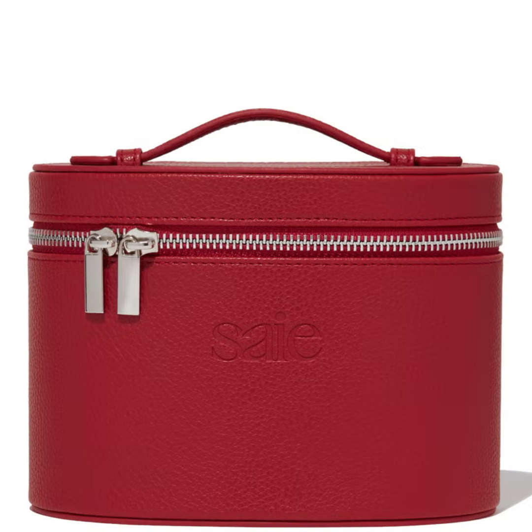 Saie Mini Vanity Case Red