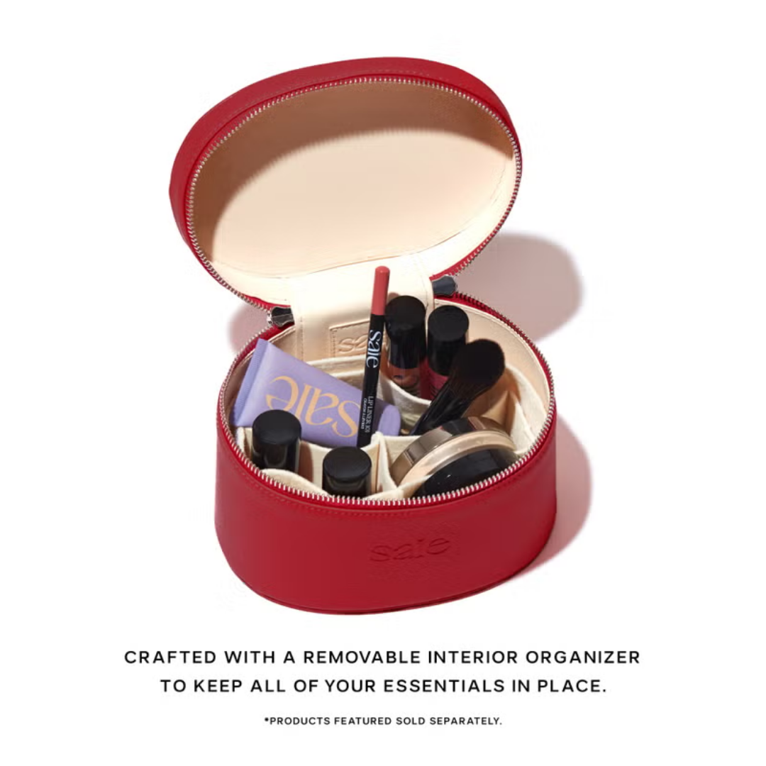 Saie Mini Vanity Case Red