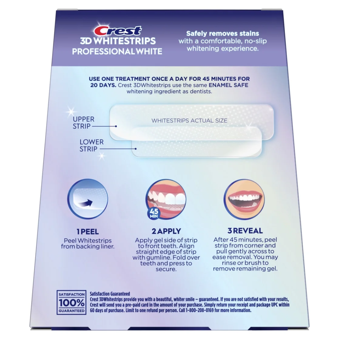 Crest 3D Whitestrips Professional White