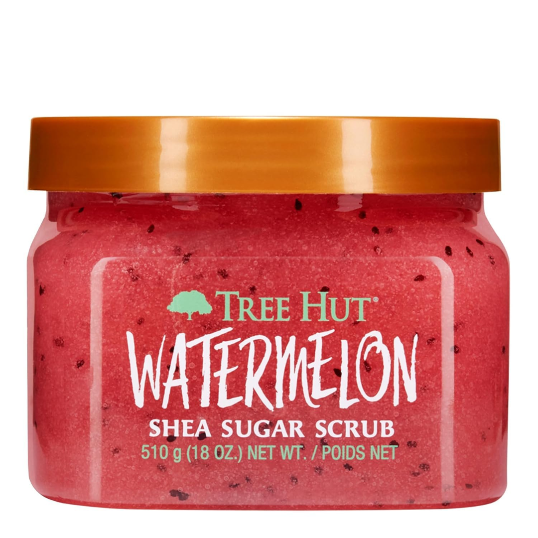 Tree Hut Vanilla Shea Sugar Exfoliating & Hydrating Body Scrub, 18 oz