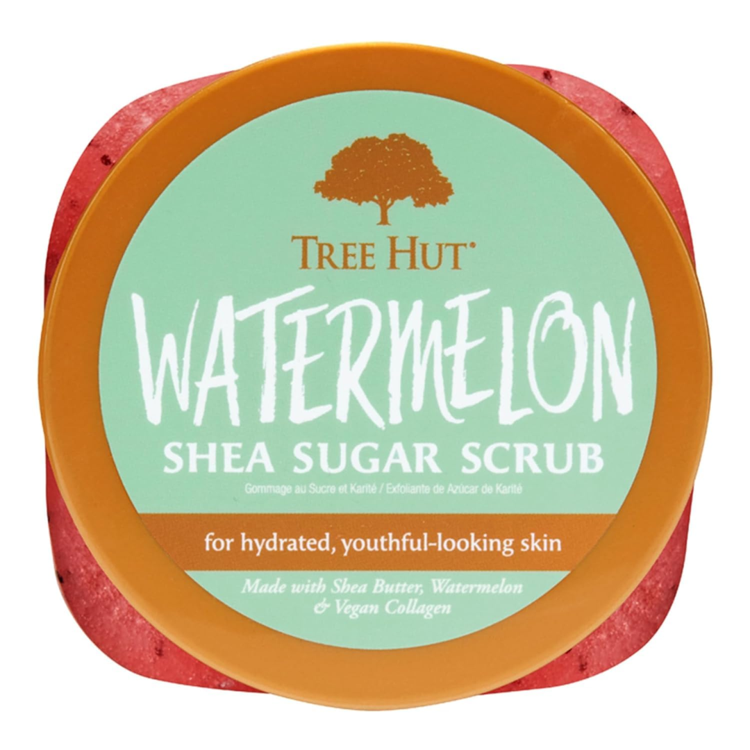 Tree Hut Vanilla Shea Sugar Exfoliating & Hydrating Body Scrub, 18 oz