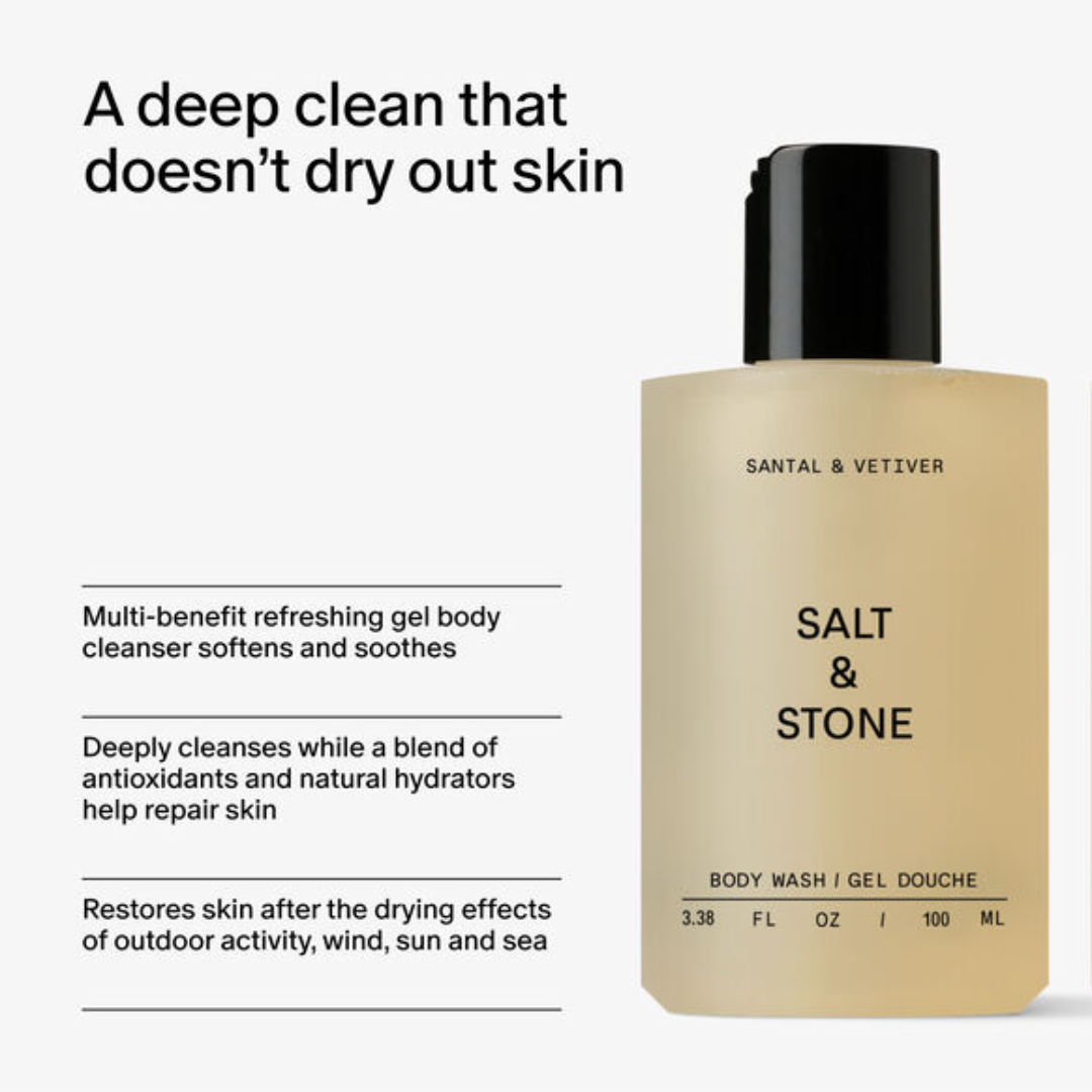 Salt & Stone Mini Body Wash Discovery Set