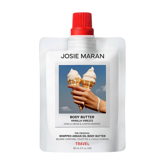 JOSIE MARAN Mini Vanilla Vibezzz - Whipped Argan Oil Refillable Firming Body Butter