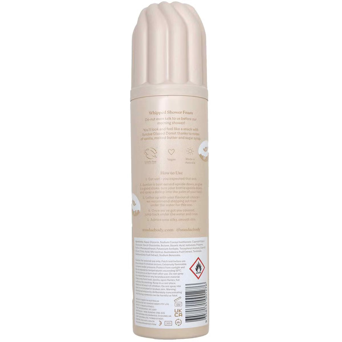 SUNDAE Shower Foam Glazed Donut 265ml