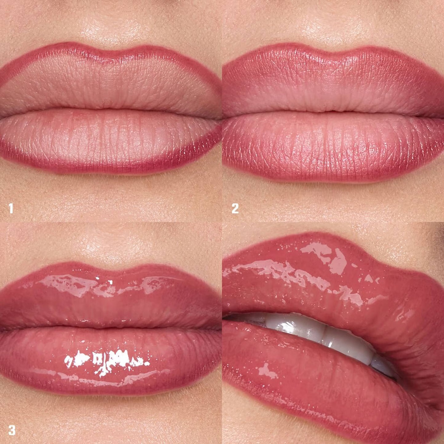 Huda Beauty Makeout Sesh Lip Duo Rosy Nudes