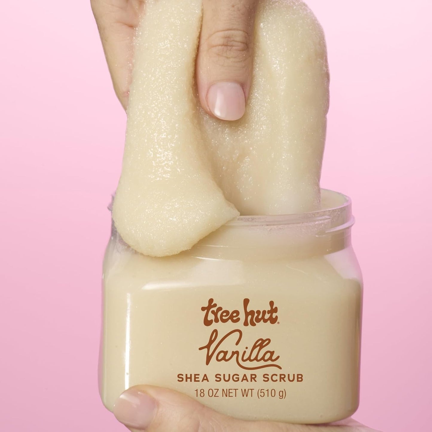 Tree Hut Vanilla Shea Sugar Exfoliating & Hydrating Body Scrub, 18 oz
