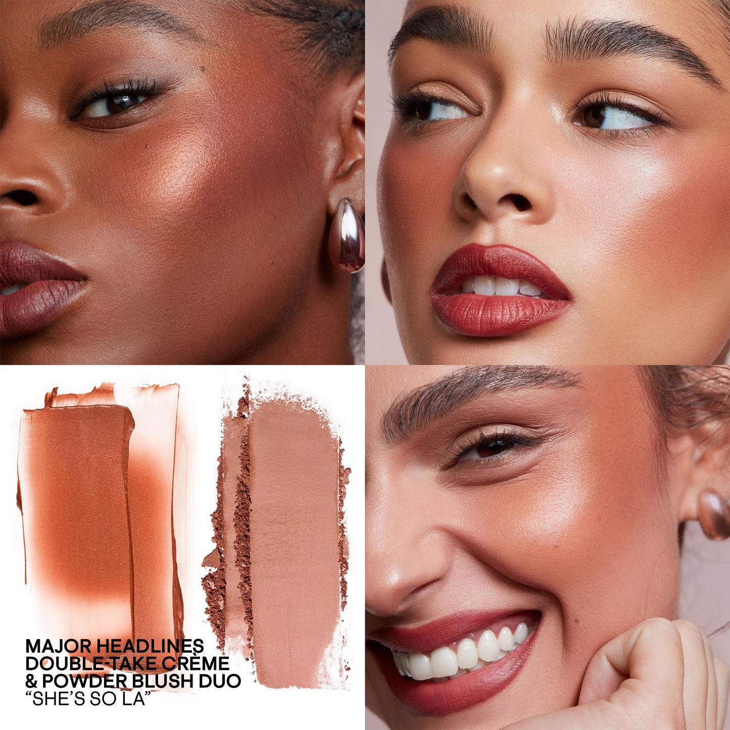 PATRICK TA Major Headlines Double-Take Cream and Powder Blush Duo (Various Shades)