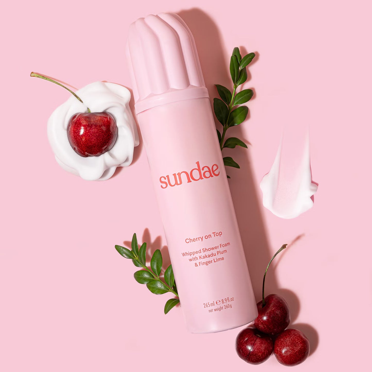 SUNDAE Body Cherry on Top Whipped Shower Foam 265 ml