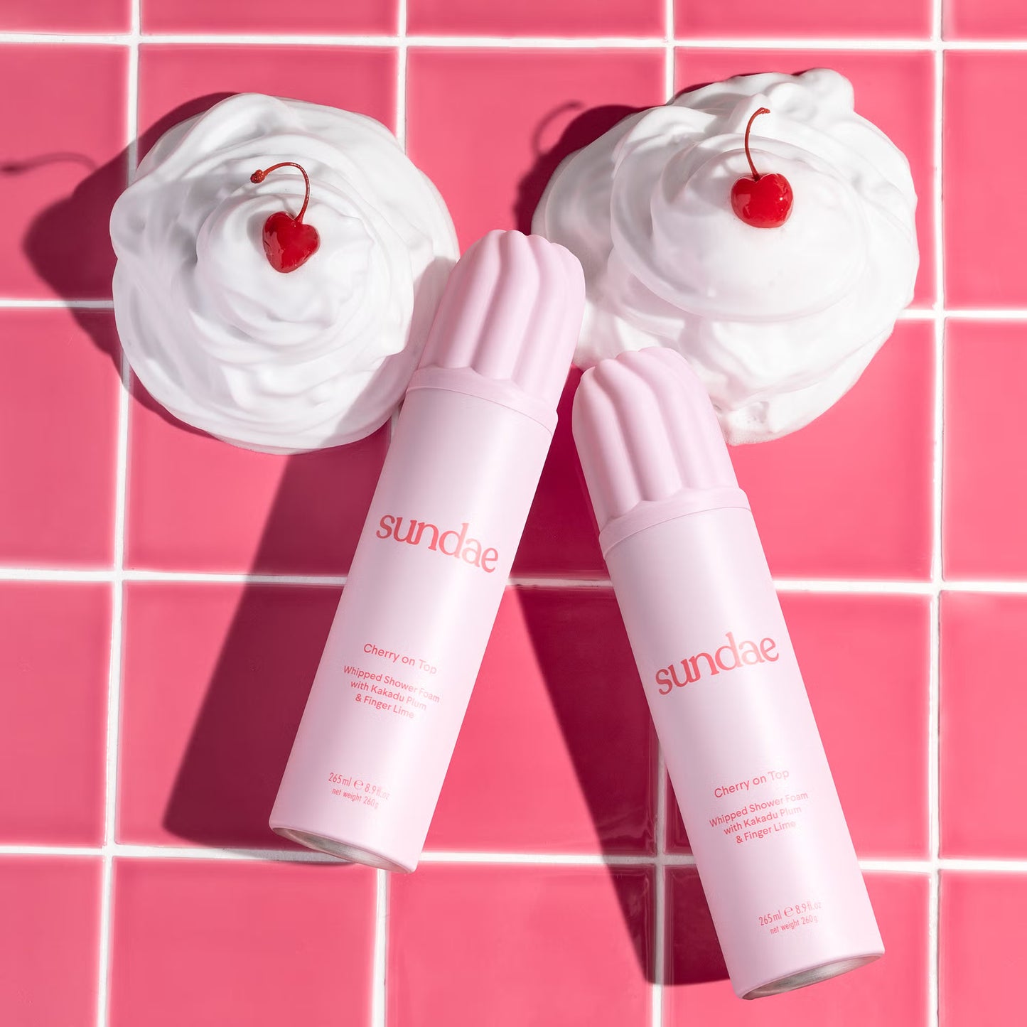 SUNDAE Body Cherry on Top Whipped Shower Foam 265 ml
